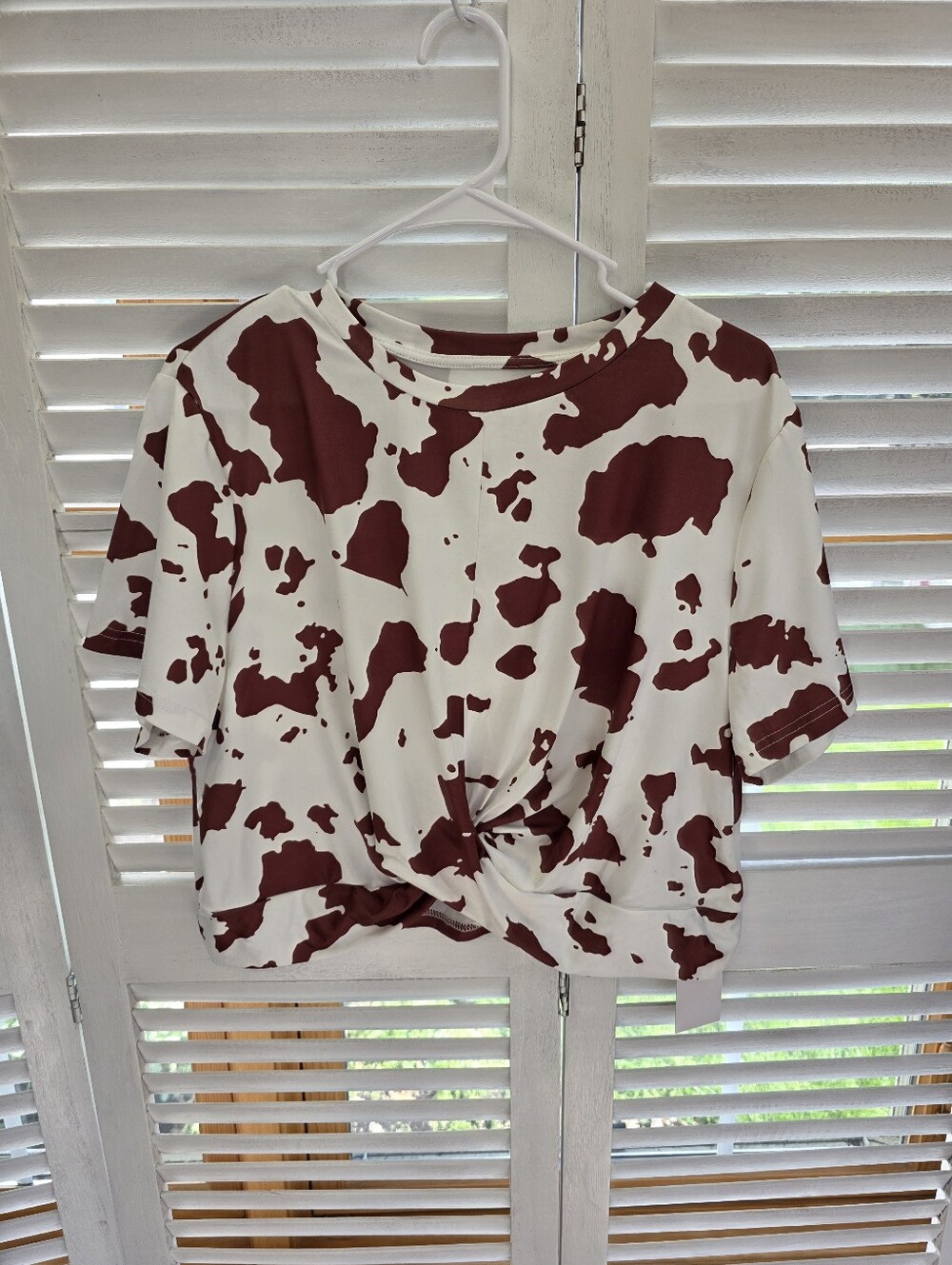 Milumia Junior Crop Knit Top Size XXL